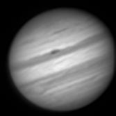 Jupiter mit Wolkenstrukturen am 01.10.2011